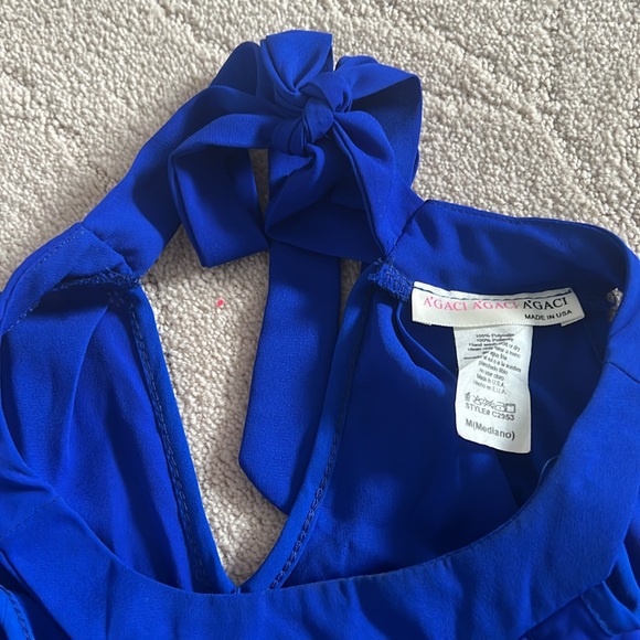 VERY LIGHTLY WORN!!! Blue sheer too (cropped) - Picture 4 of 4